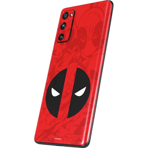 Marvel Deadpool Deadpool Emblem Galaxy S20 Fan Edition Skin
